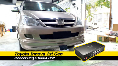 Toyota Innova 1st Gen Pioneer DEQ-S1000A DSP Install