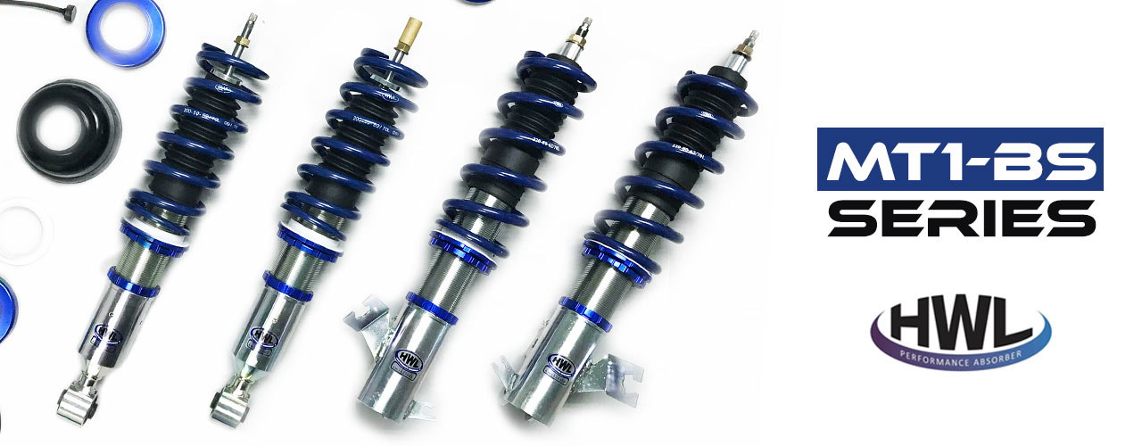 HWL MT1 BS Series Adjustable Coilover Top Banner