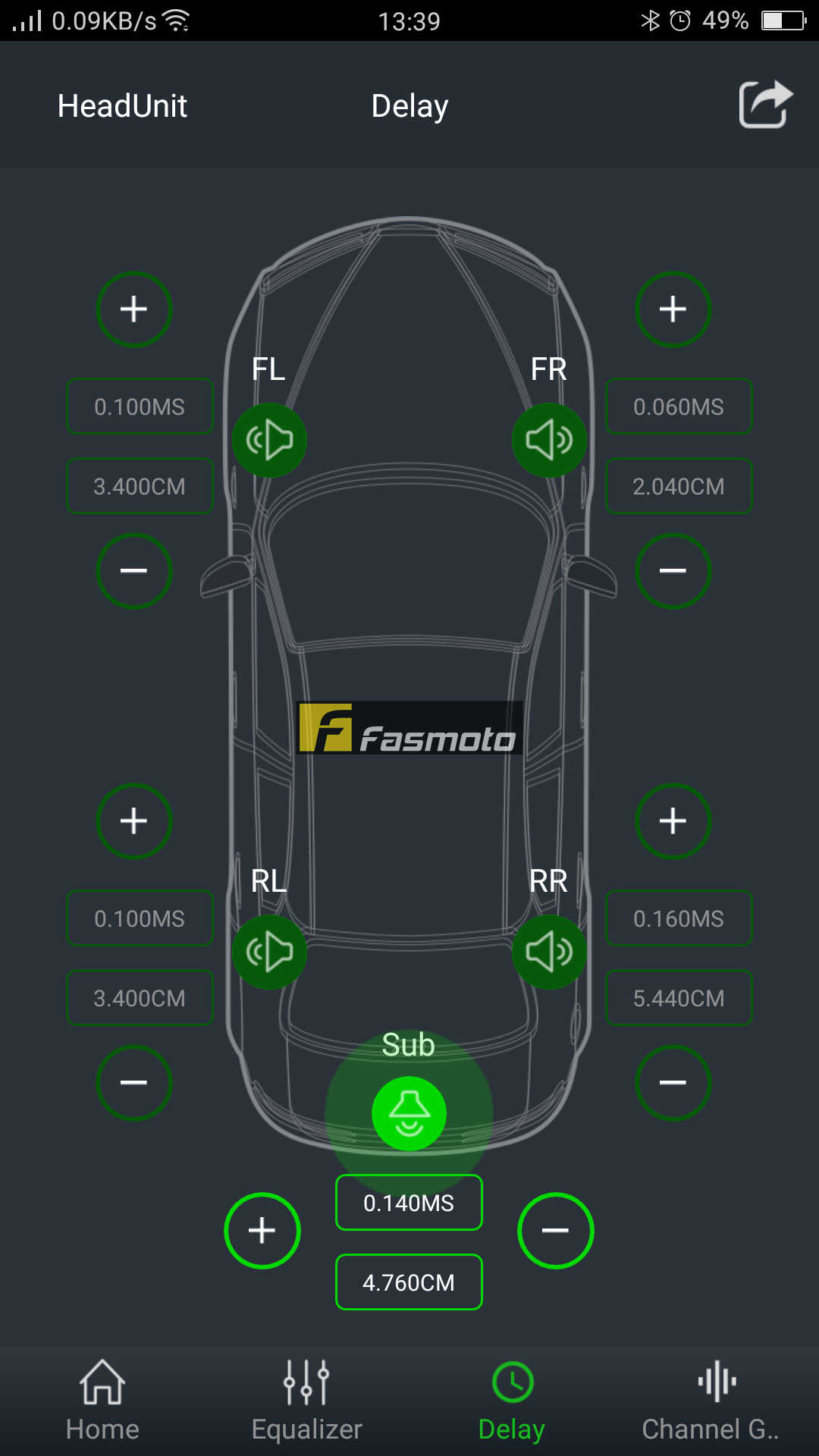 Kosyni DSP K4S App Screenshot