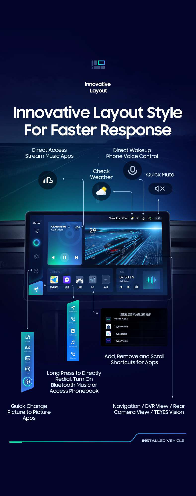 TEYES CC3 Android 10 OS Car Multimedia Head Unit