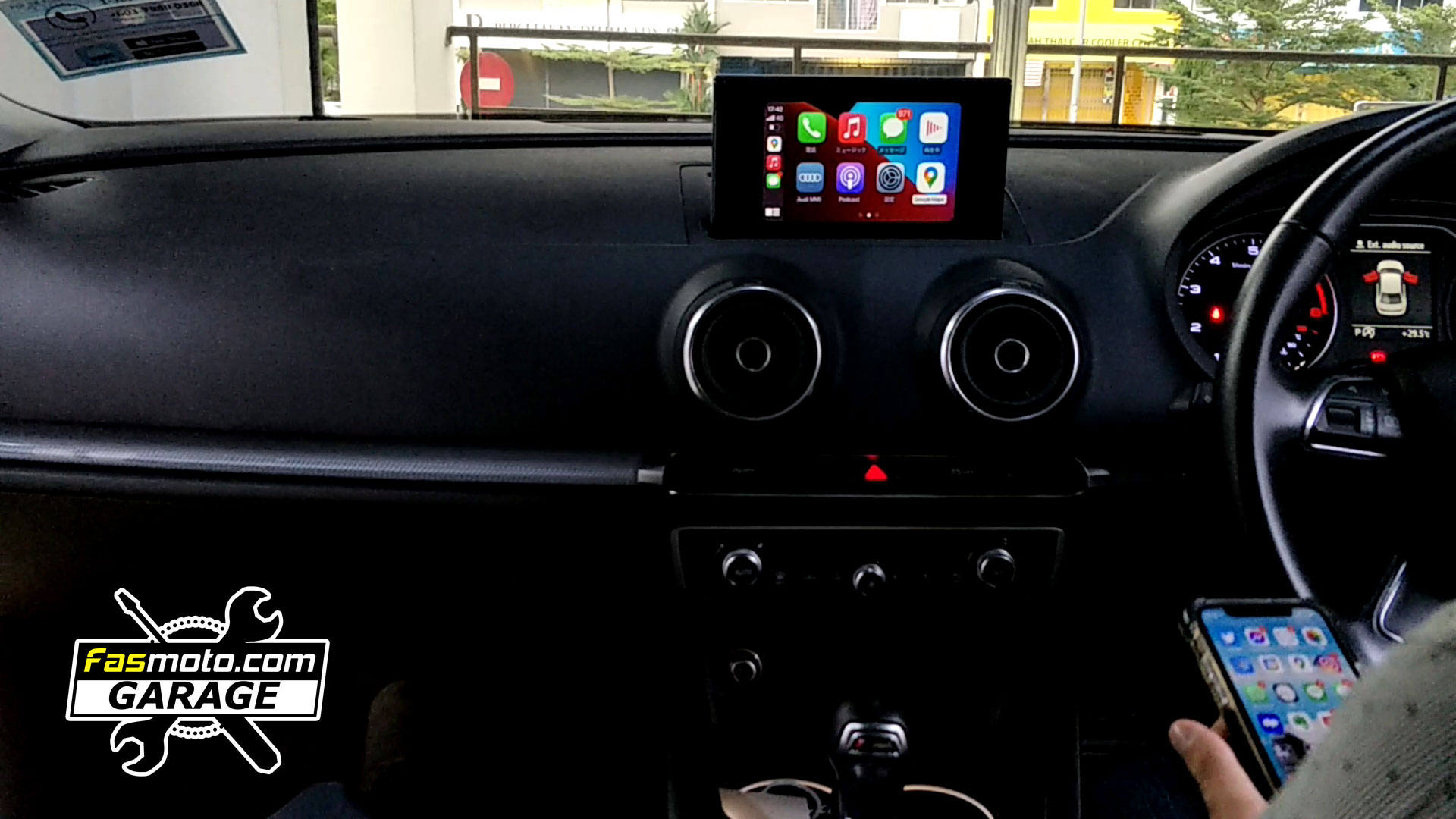 Audi A3 Wireless Apple CarPlay Android Auto Wireless Mirroring and Rear Camera install