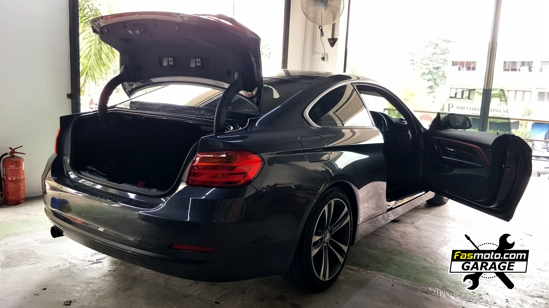 BMW 420i - 4 Series F32  Rear Camera Install