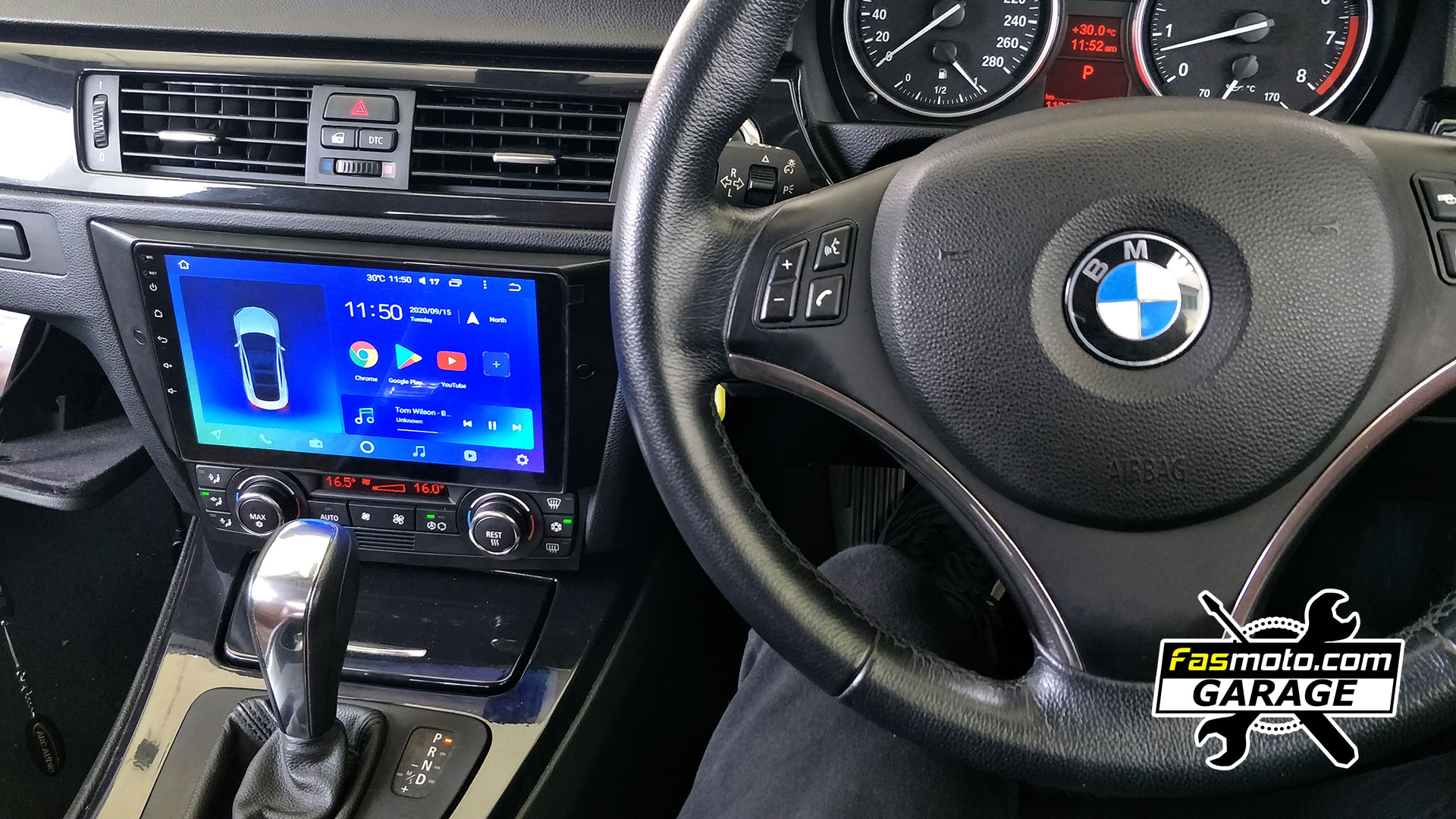 BMW E92 9 inch Teyes CC2L Android Player and AHD Rear Camera Install