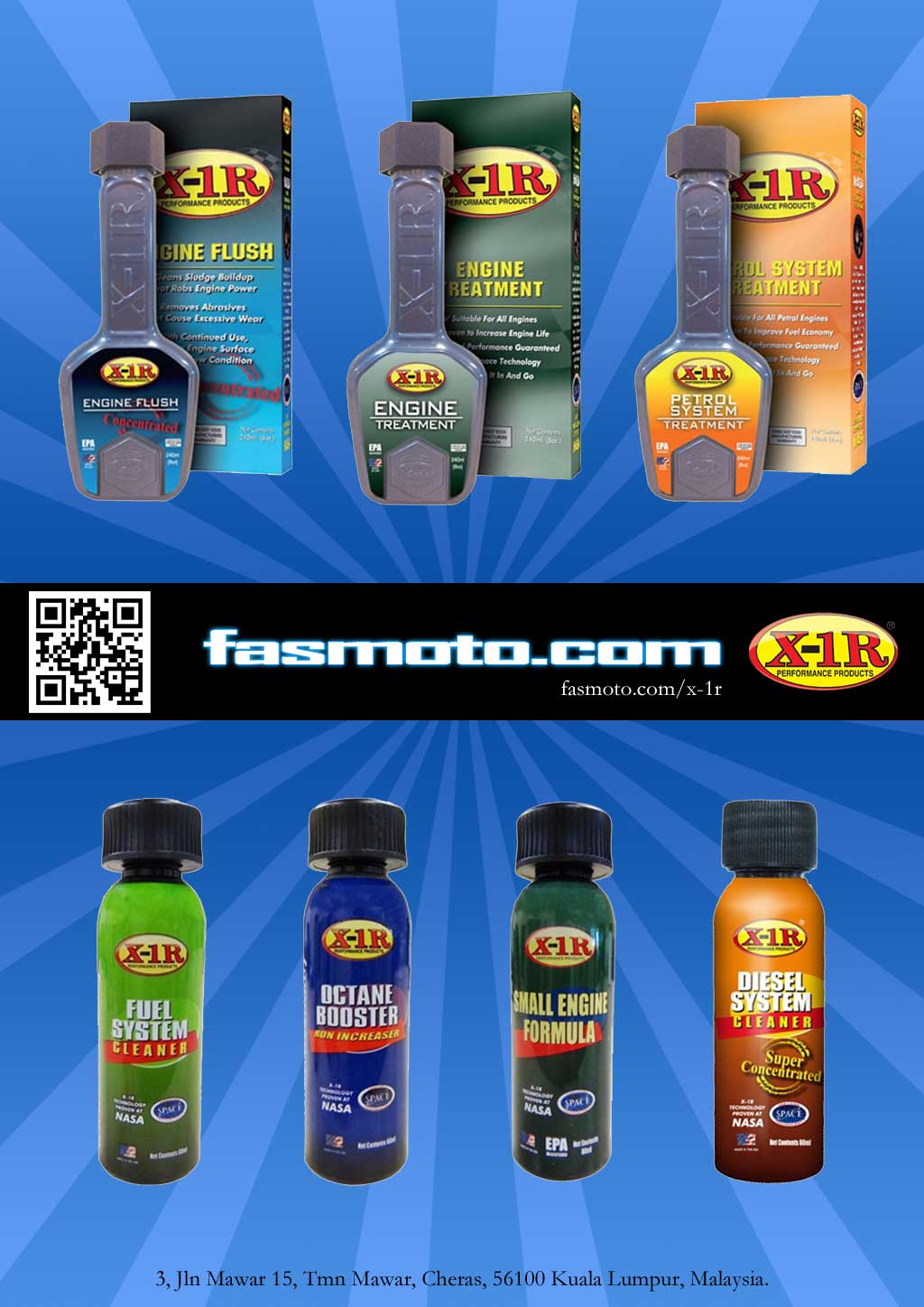 buy x-1r additives at fasmoto malaysia