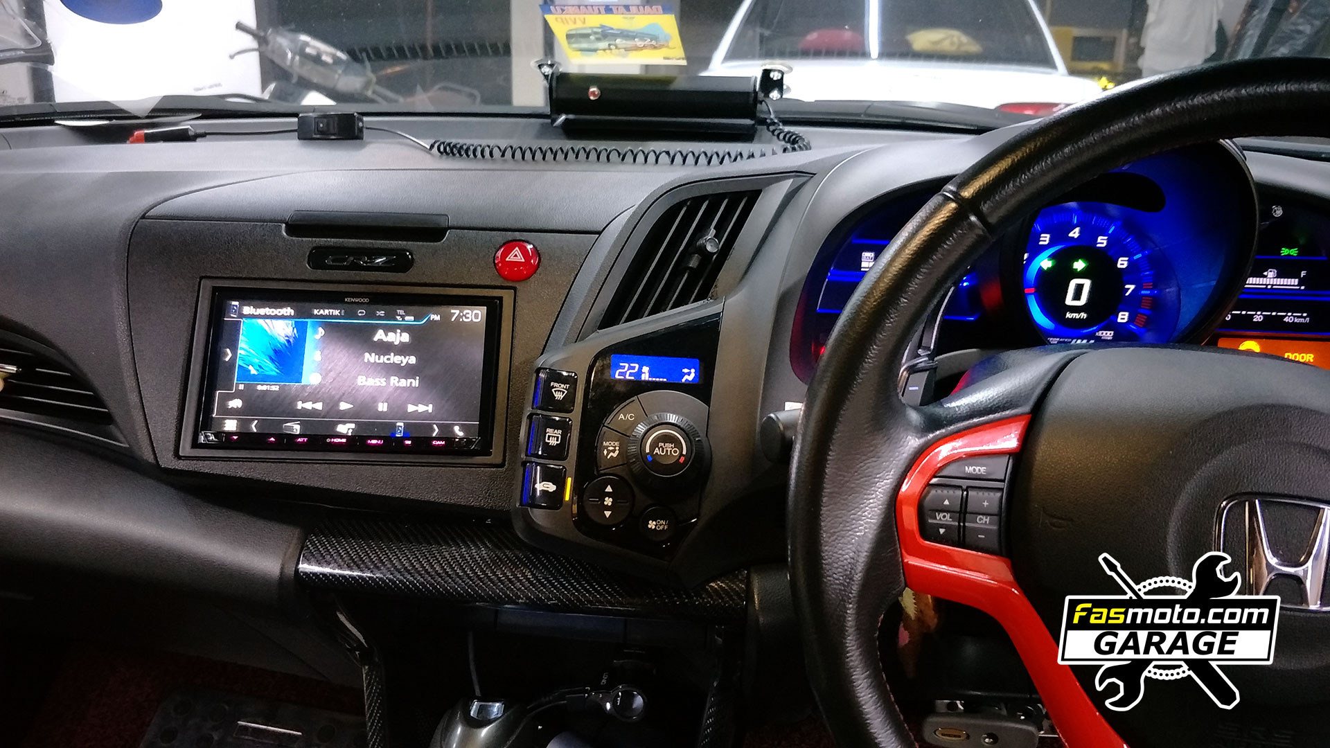 Honda CR-Z Kenwood DMX7019BT Install