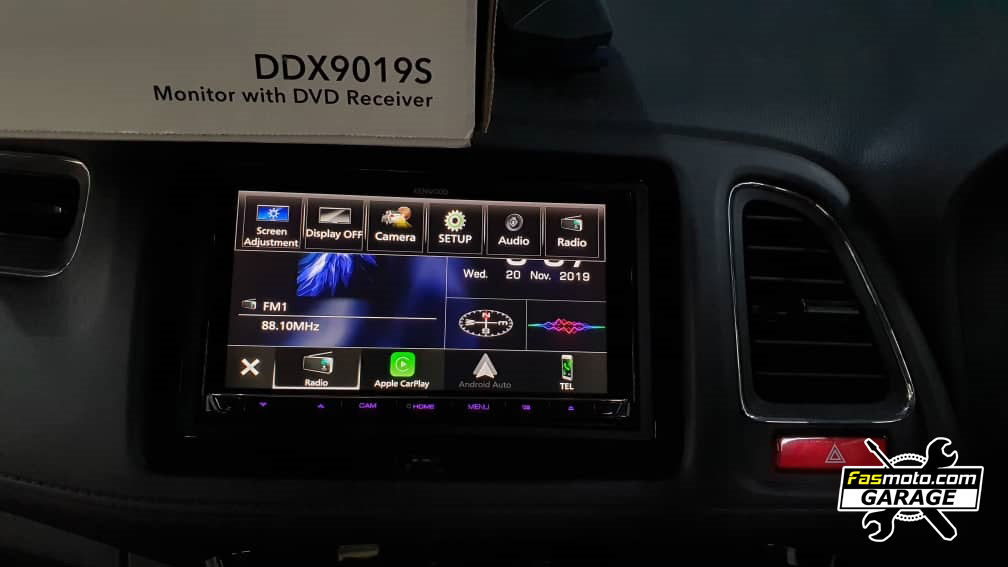 Honda HR-V Kenwood DDX9019S & DRV-N520 Install