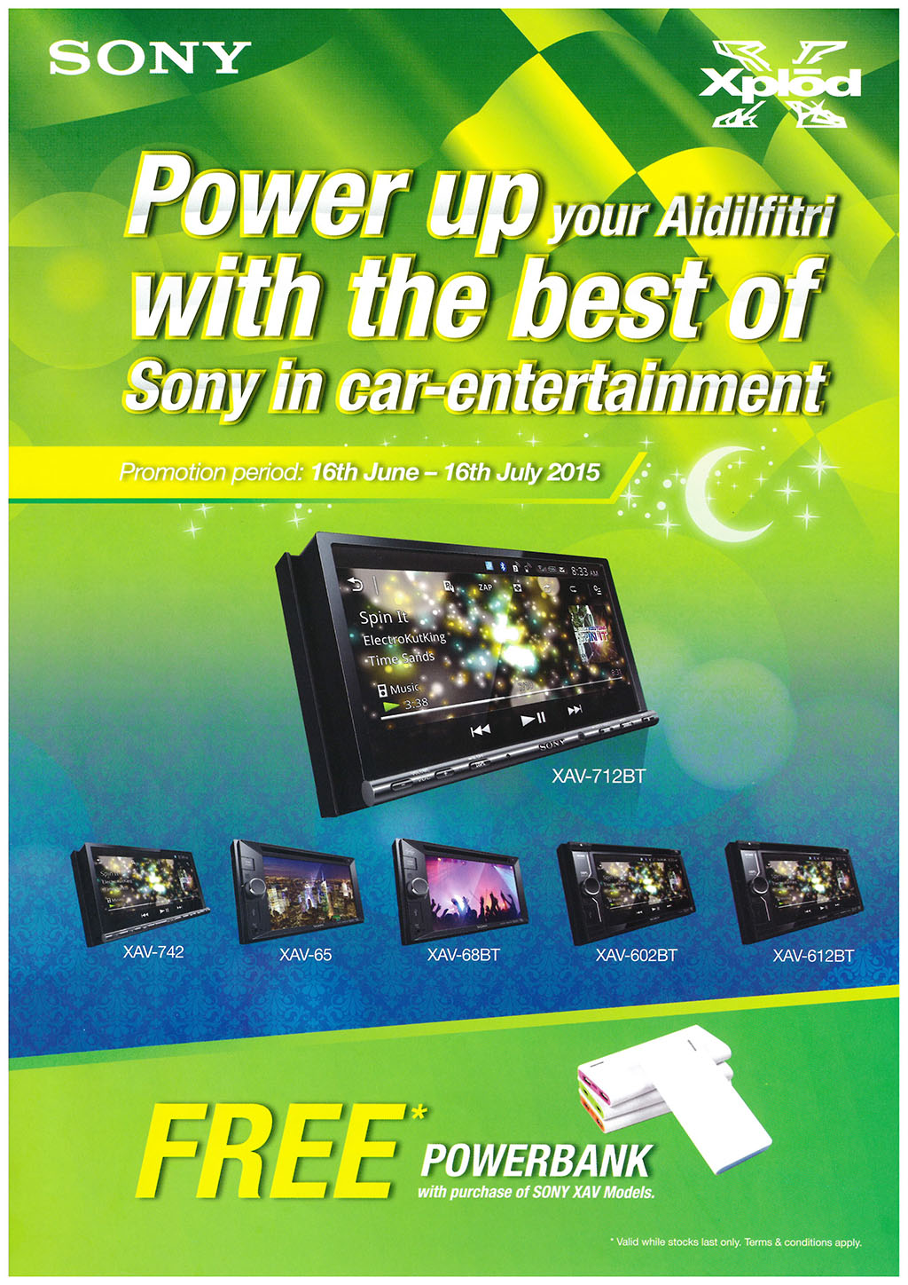 Sony Power Up Your Aidilfitri In Car Entertainment Promotion 2015