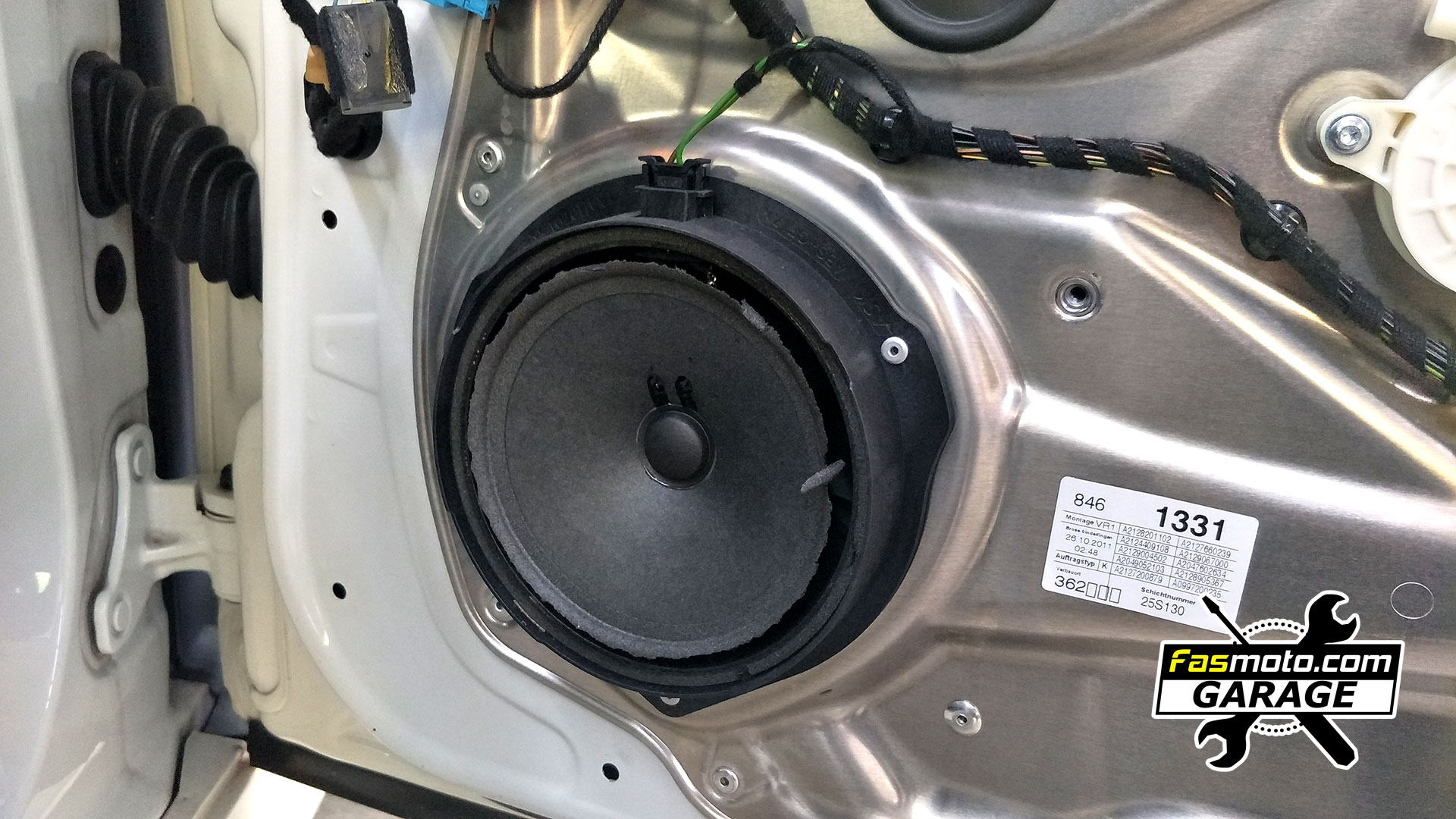 Mercedes E250 Pioneer TS-A1600C Component Speakers Install