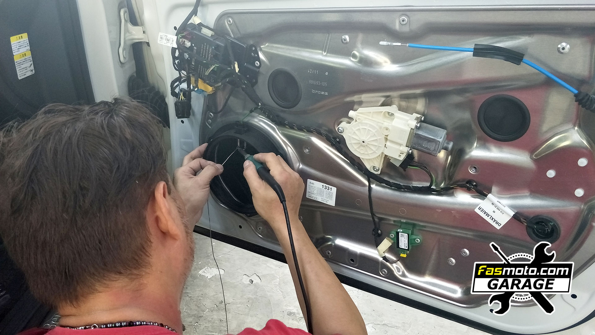 Mercedes E250 Pioneer TS-A1600C Component Speakers Install
