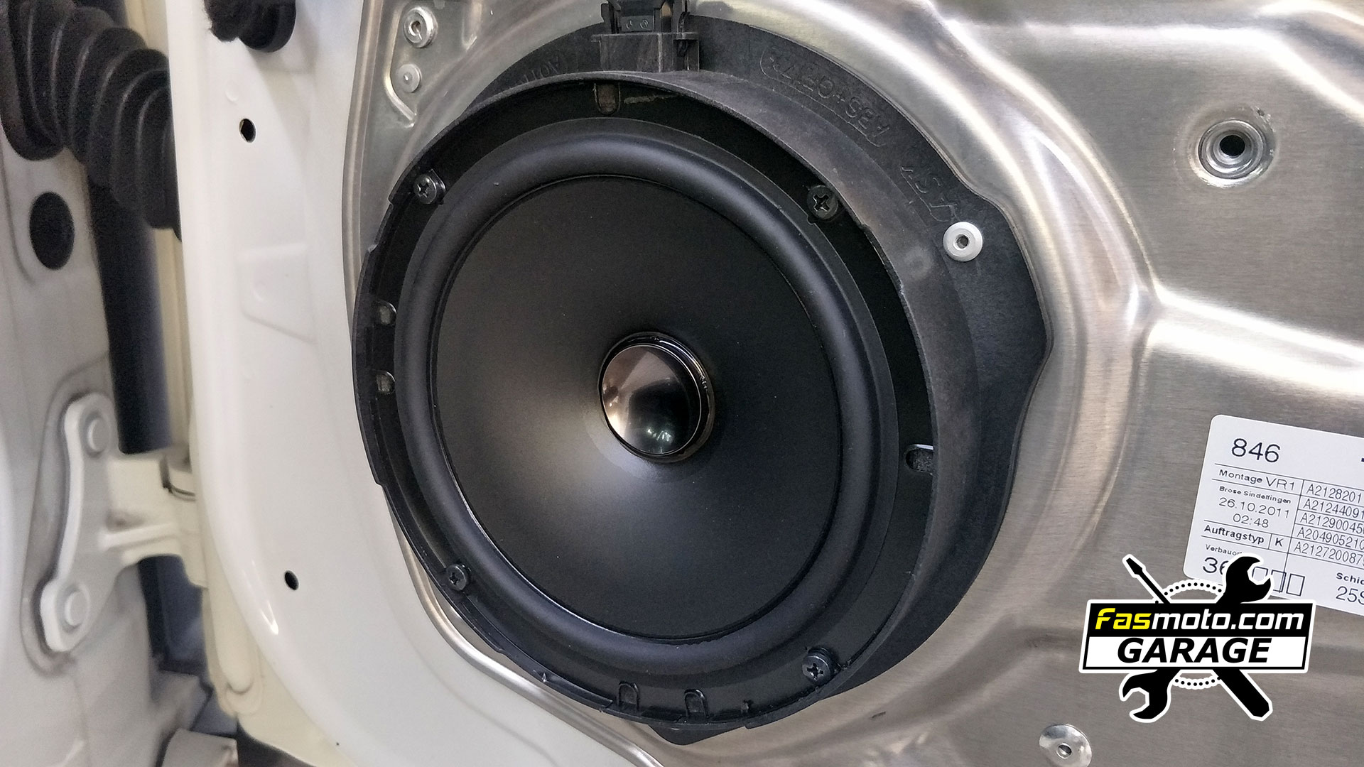 Mercedes E250 Pioneer TS-A1600C Component Speakers Install