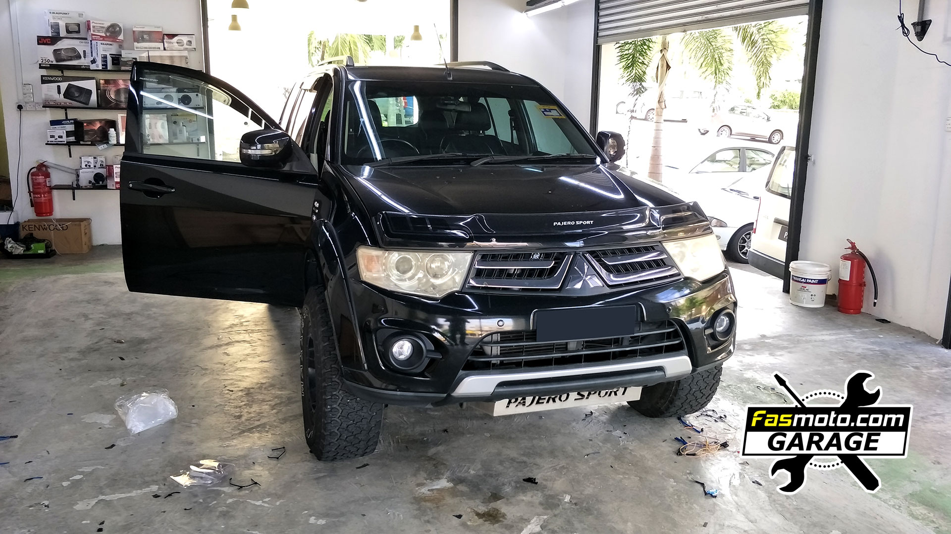 Mitsubishi Pajero Sport Headlamp Restoration (Yellowing, Oxidation, Fogged)