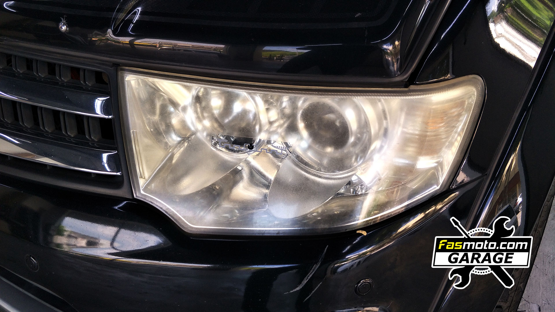 Mitsubishi Pajero Sport Headlamp Restoration (Yellowing, Oxidation, Fogged)