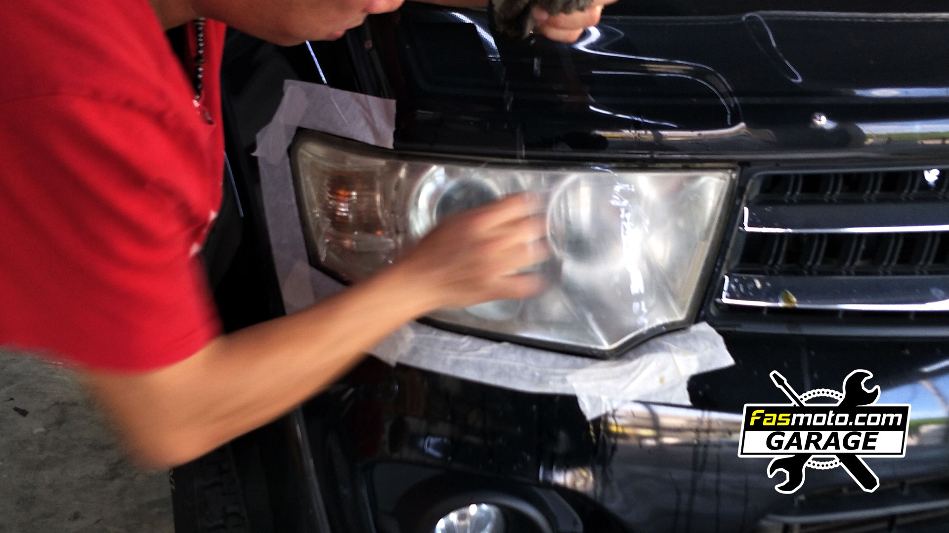 Mitsubishi Pajero Sport Headlamp Restoration (Yellowing, Oxidation, Fogged)