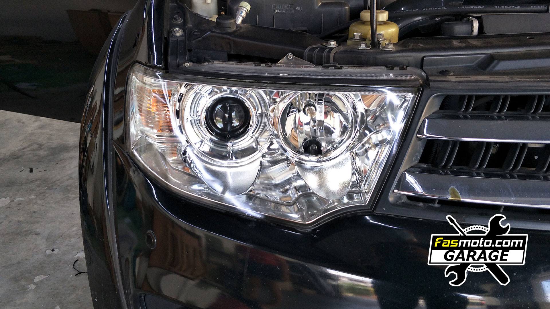 Mitsubishi Pajero Sport Headlamp Restoration (Yellowing, Oxidation, Fogged)