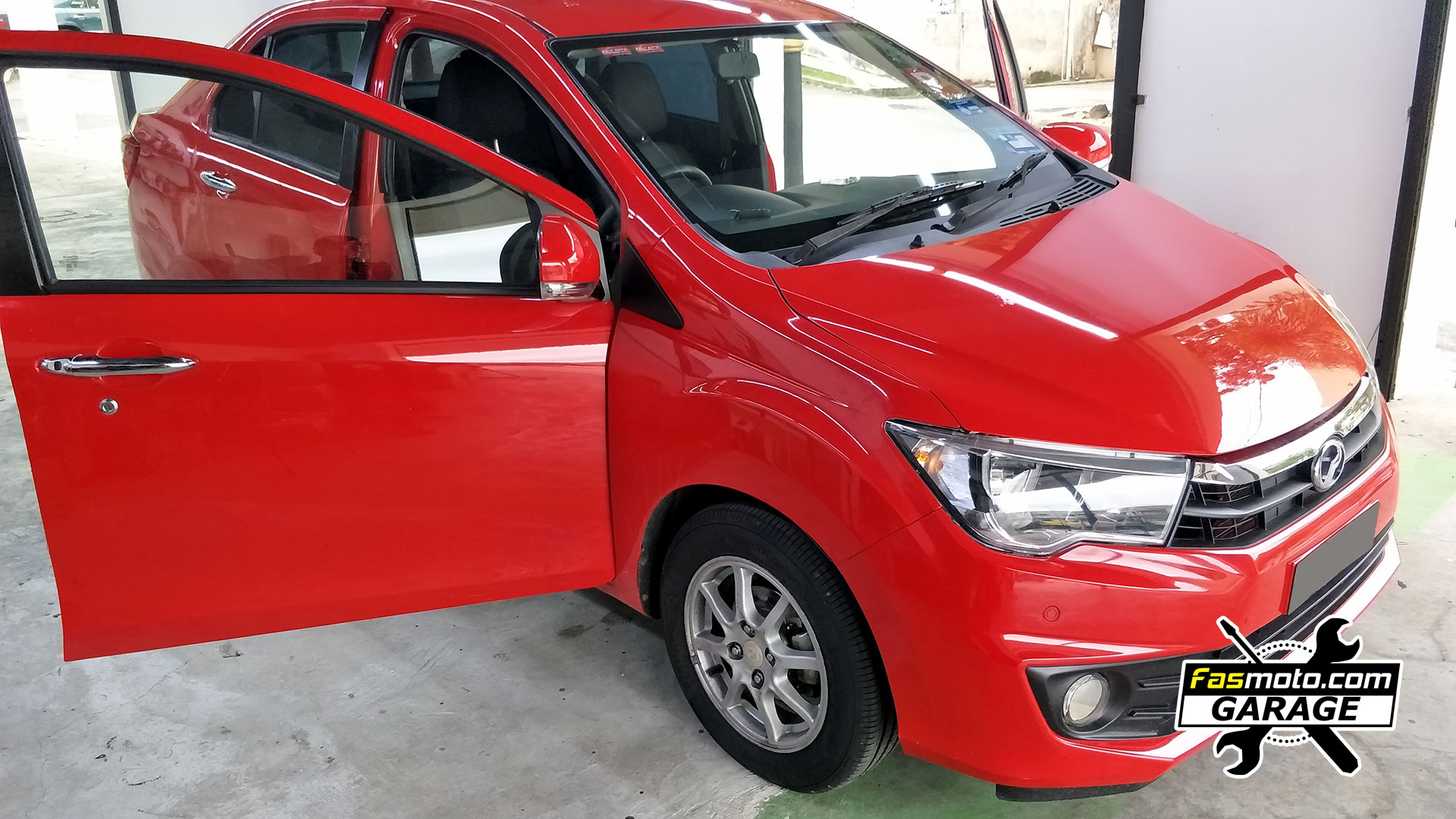 Perodua Bezza JVC KW-M560BT and Blaupunkt RC 3.0 rear 
