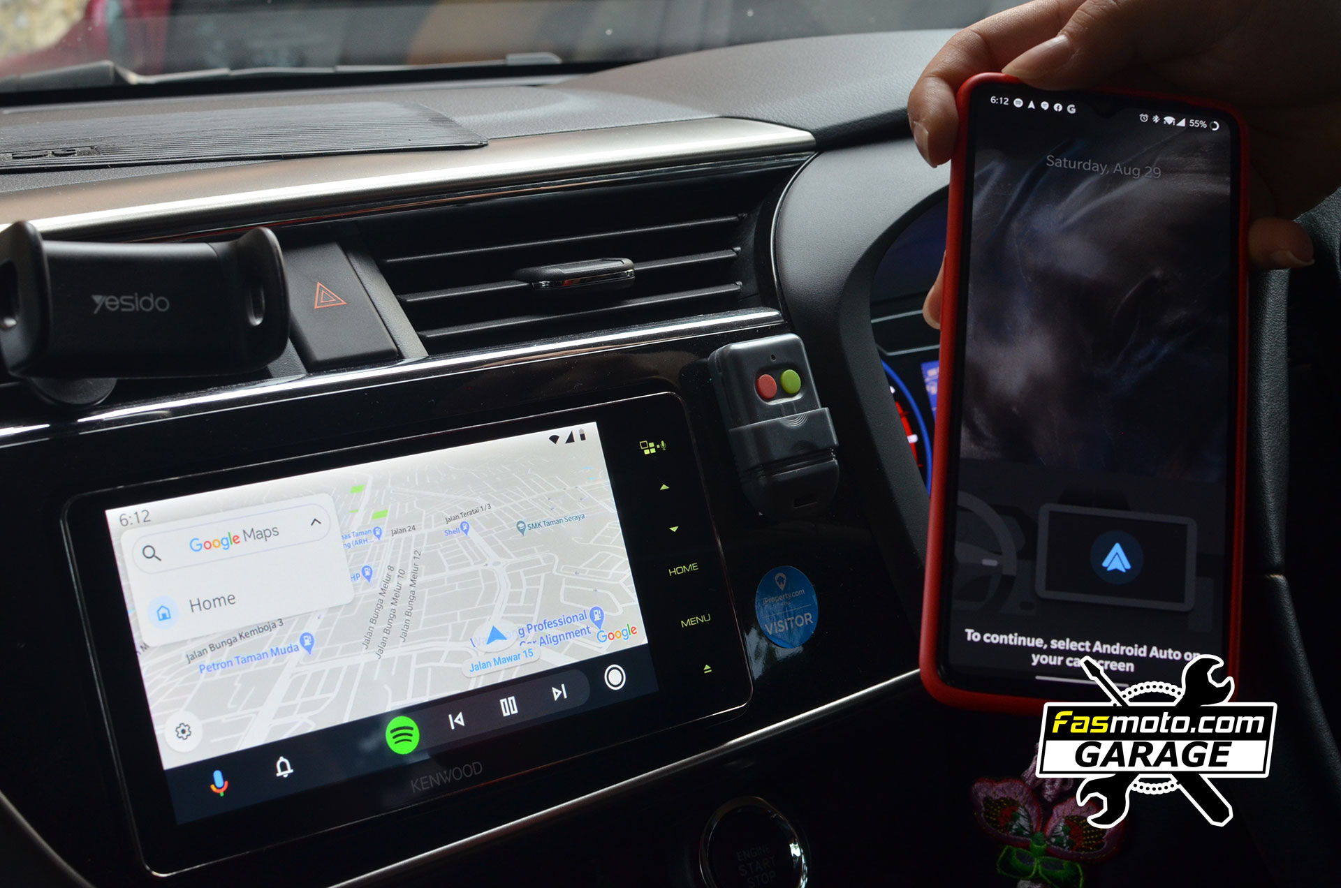 Does Android Auto work wirelessly on the DDX919WS
