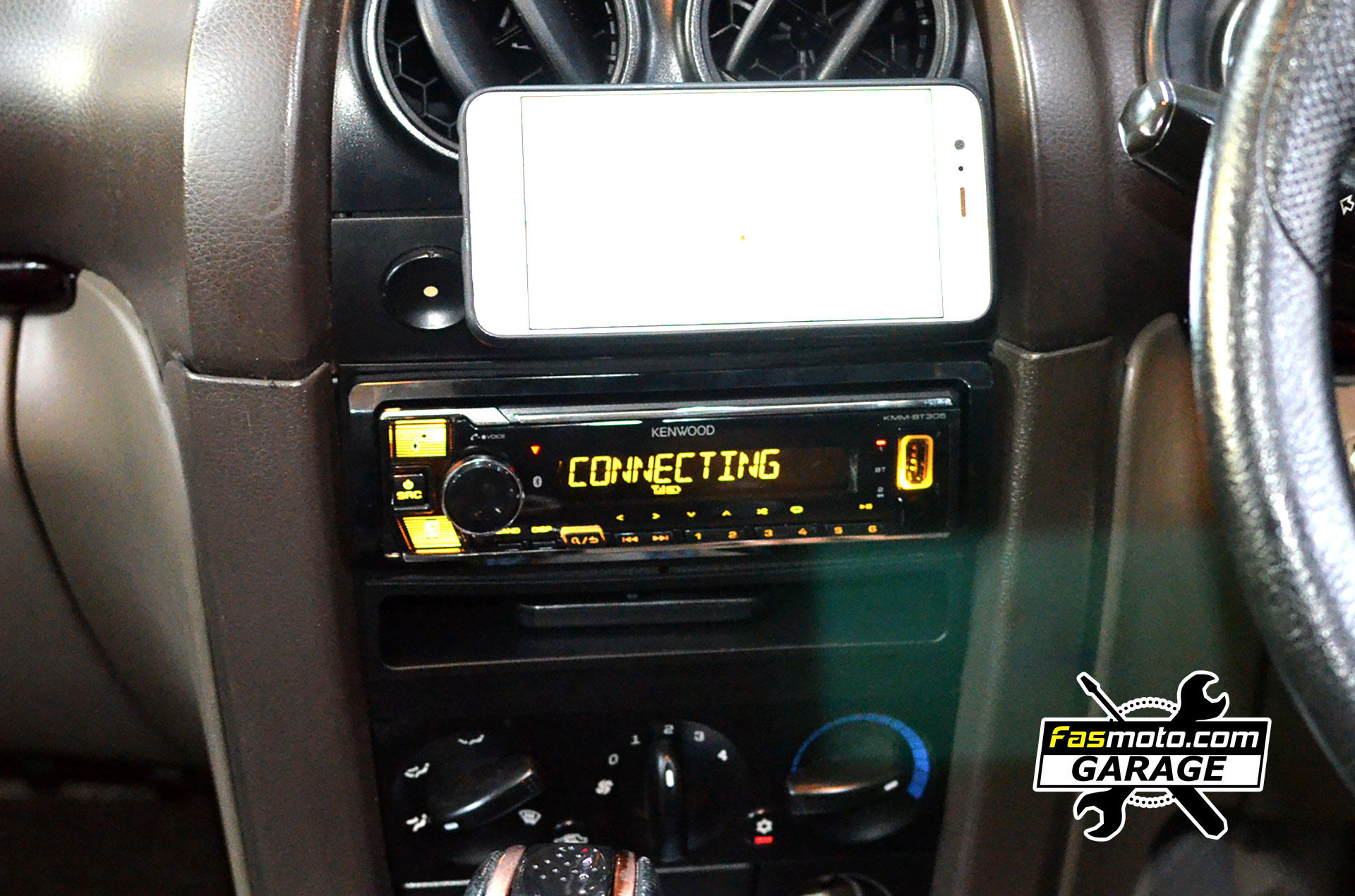 Proton Waja Kenwood KMM-BT305 Install